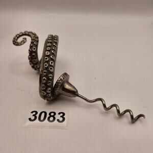 PERRY GARGANO TENTACLE CORKSCREW WINE OPENER MADE IN USA BRASS STAINLESS STEEL